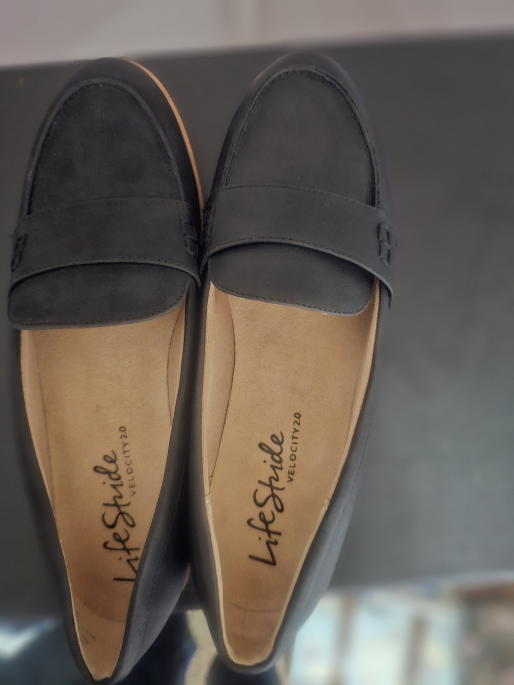 NWOT Lifestride Velocity 2.0 Black Slip on Loafers Size 8 - Picture 3 of 6